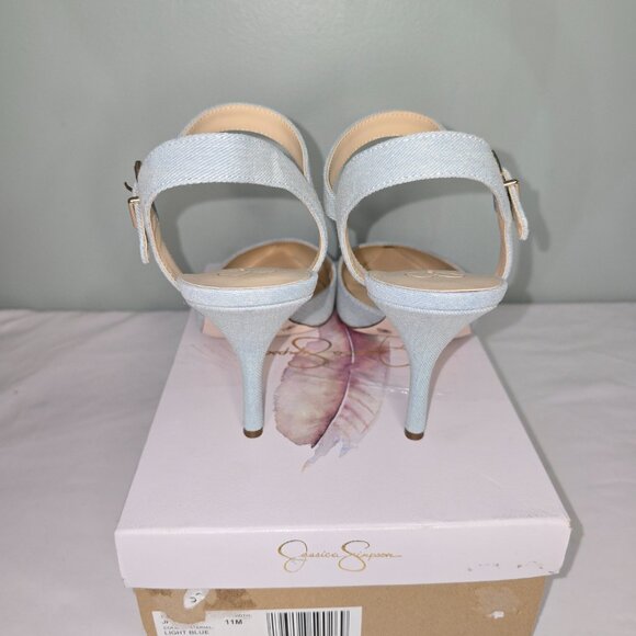 Jessica Simpson Miliny Pump, Lt Blue Denim, Women's Size 11M, New with Box - Picture 4 of 9